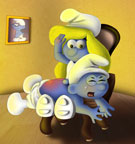 SuperSchtroumpf's Smurfs - Brainy Smurf: the bad boy