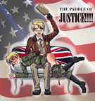 Zani's Coloring of - Hetalia - The Paddle of Justice