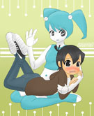 Sakura's I Was A Teenage Robot - I told you to stop following me!