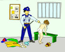 LittleLord's Police station spanking