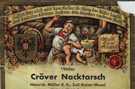 Kröver Nacktarsch's Wine Bottle Label '60 #3