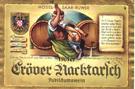 Kröver Nacktarsch's Wine Bottle Label '61