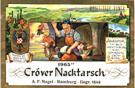 Kröver Nacktarsch's Wine Bottle Label '65