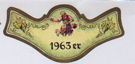 Kröver Nacktarsch's Wine Bottle Neck Label '63