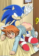 Palcomix's Sonic X - Sonic spank Chris