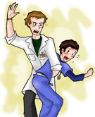 Arkham-Insanity's Scrubs - Dr. Cox spanks D.J.