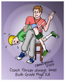 Comixpank's Coach Parker (Coloured by Reks). 