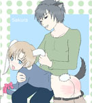 Sakura's Wolf and Bunny